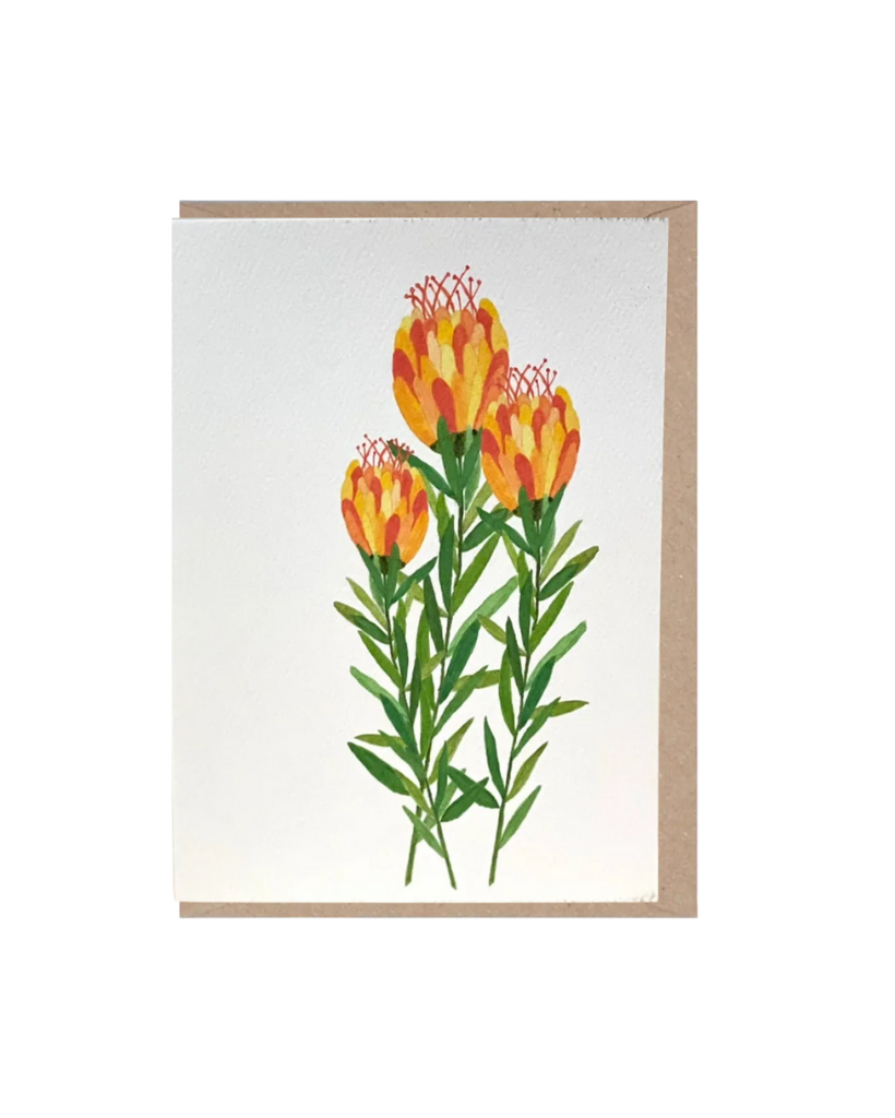 Yellow Trio Bloom Card