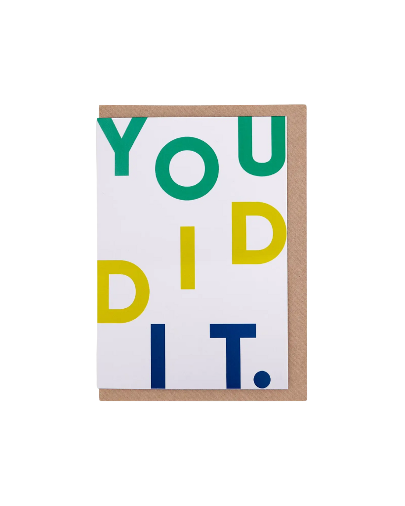 You Did It! Card
