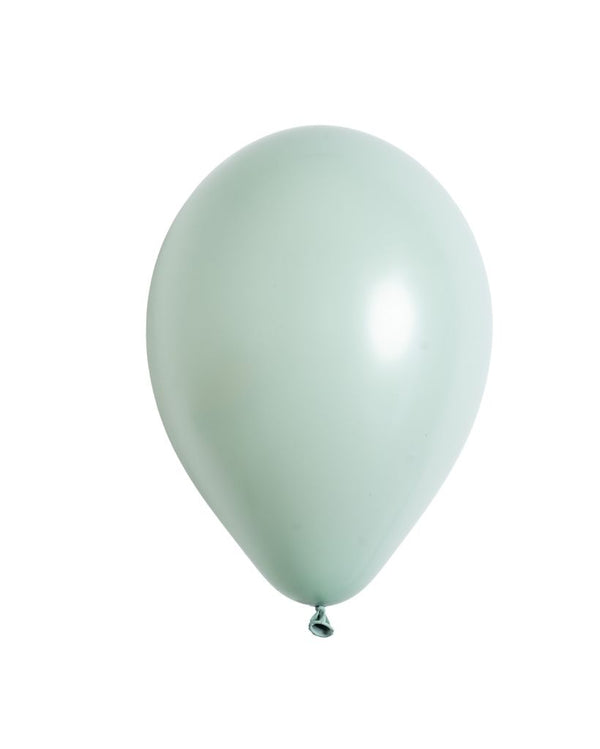 5 Flat Empower Mint Standard Balloons