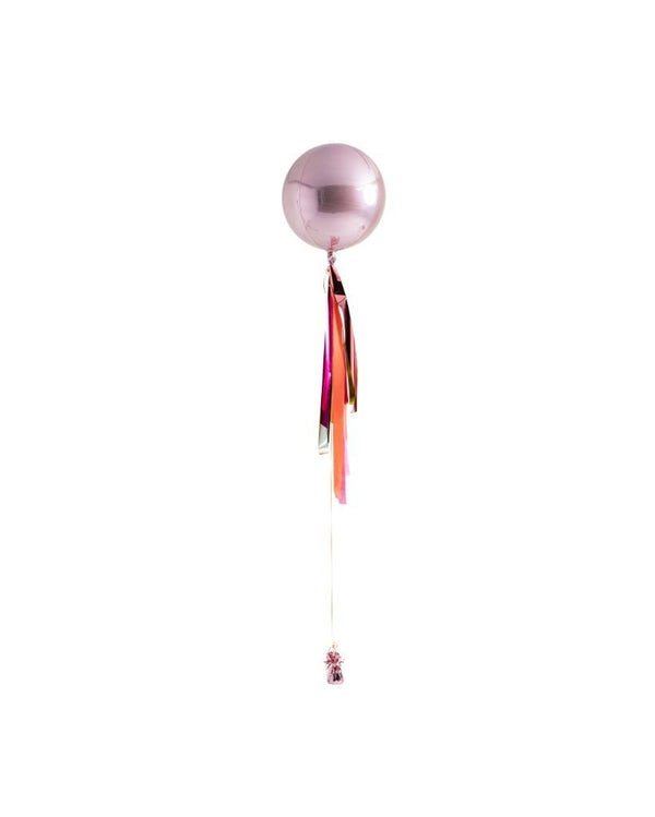 Pink Shimmer Orb and Streamer