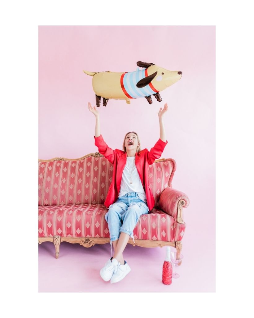 Dachshund Dog Foil Balloon (Flat)