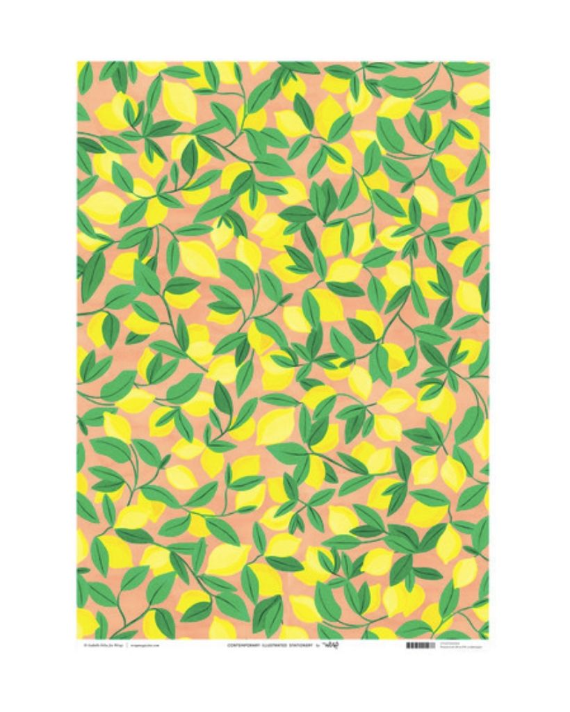 Lemons Wrapping Paper