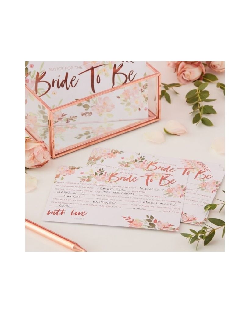 Bride To Be Advice Cards