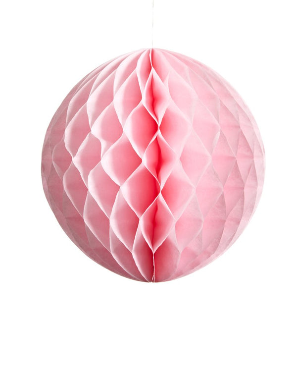 Large Classic Pink Honeycomb Ball