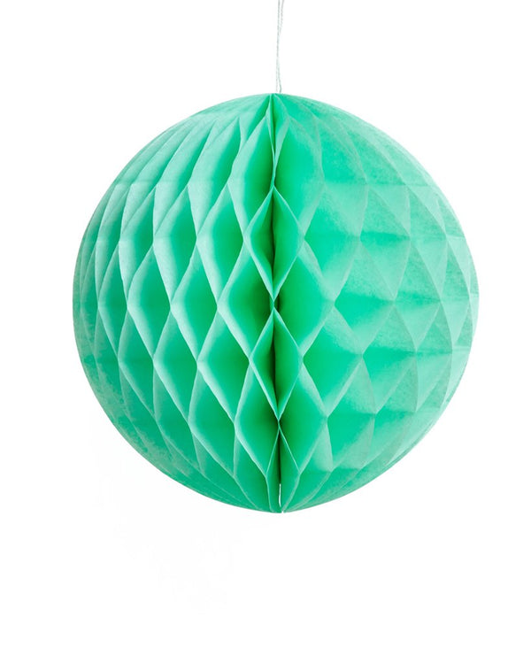 Large Mint Honeycomb Ball