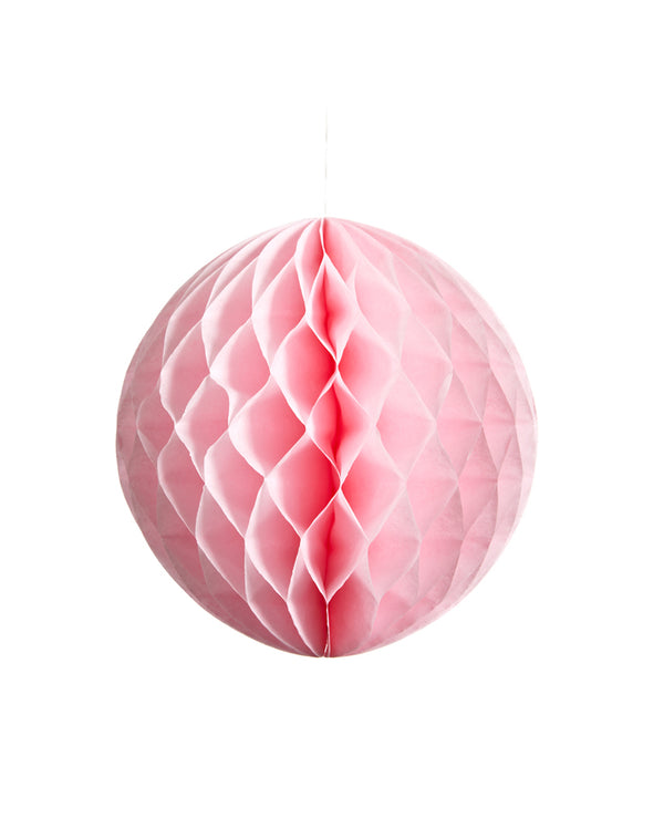 Medium Light Pink Honeycomb Ball