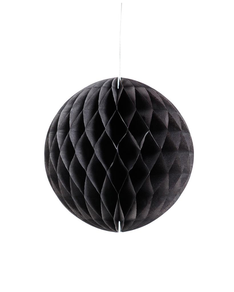Medium Black Honeycomb Ball