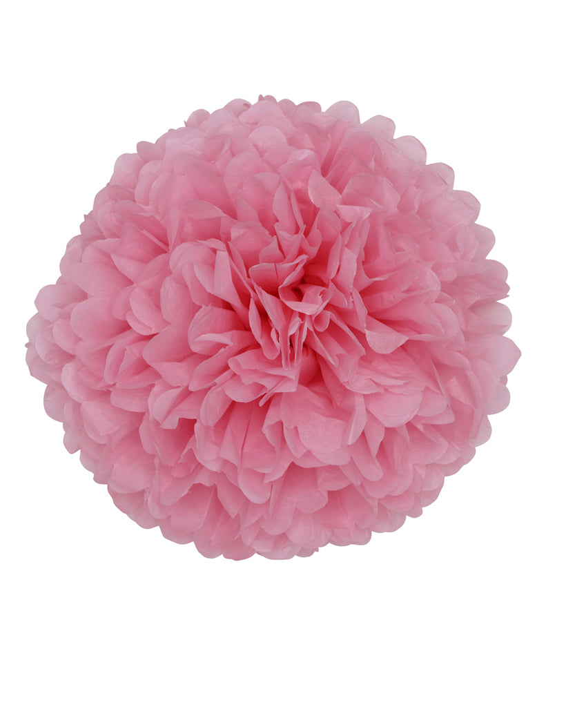 Pink Tissue Paper Pom Pom