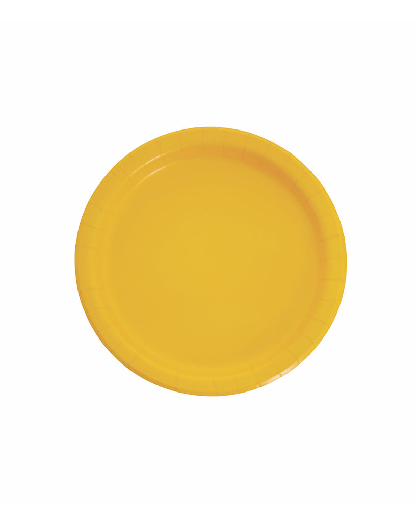 Small Yellow Paper Plates (NPC)