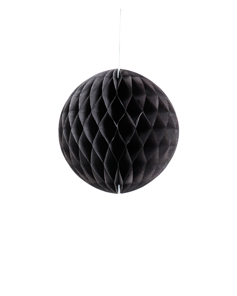 Mini 12cm Black Honeycomb Ball
