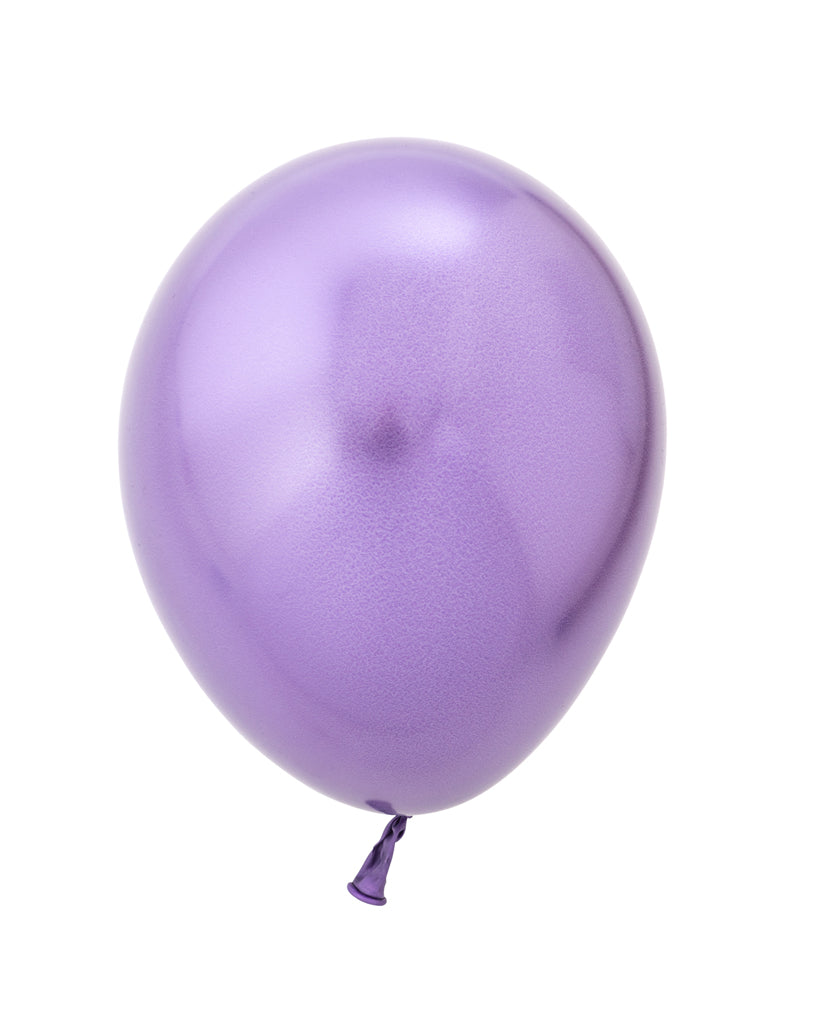 Chrome metallic purple latex balloon 30cm