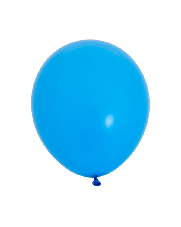 5 Flat Blue Standard Balloons