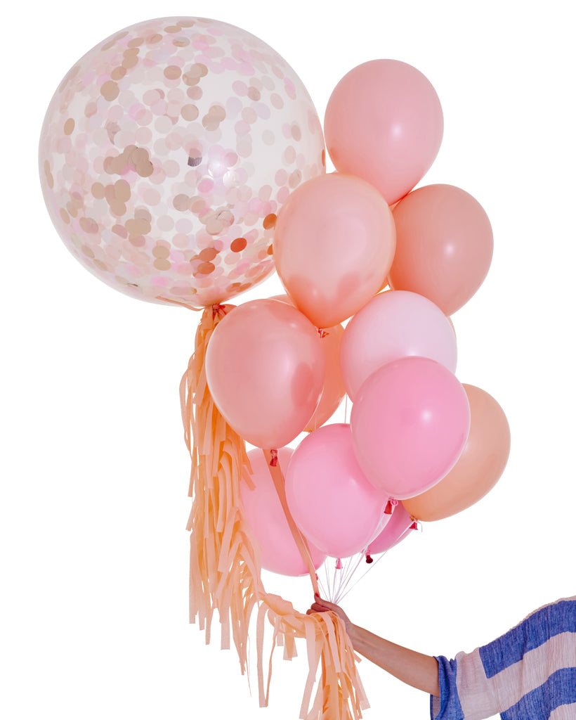 Blossom Jumbo Confetti Balloon and Fringe