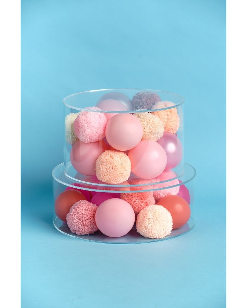 Medium and large fillable cake stands by Poppies For Grace