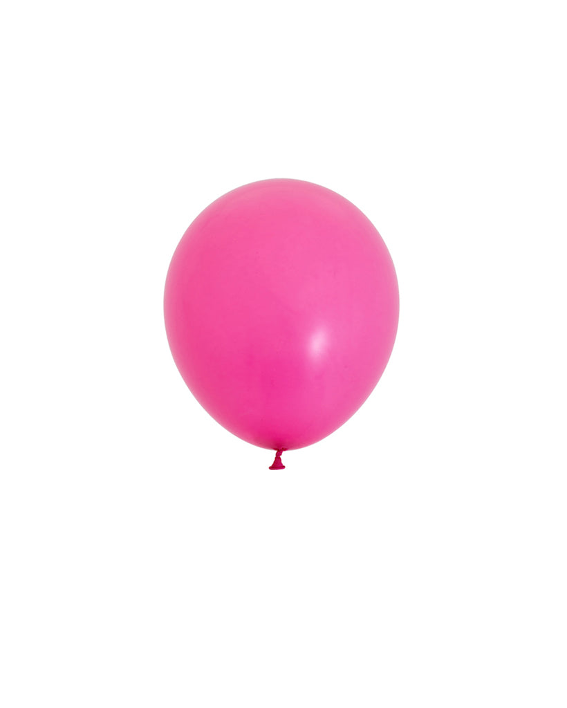 fuchsia pink latex mini balloons
