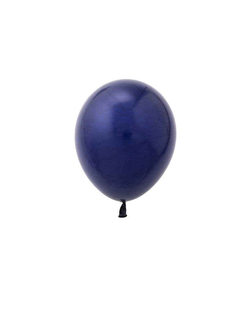 mini navy blue latex balloons