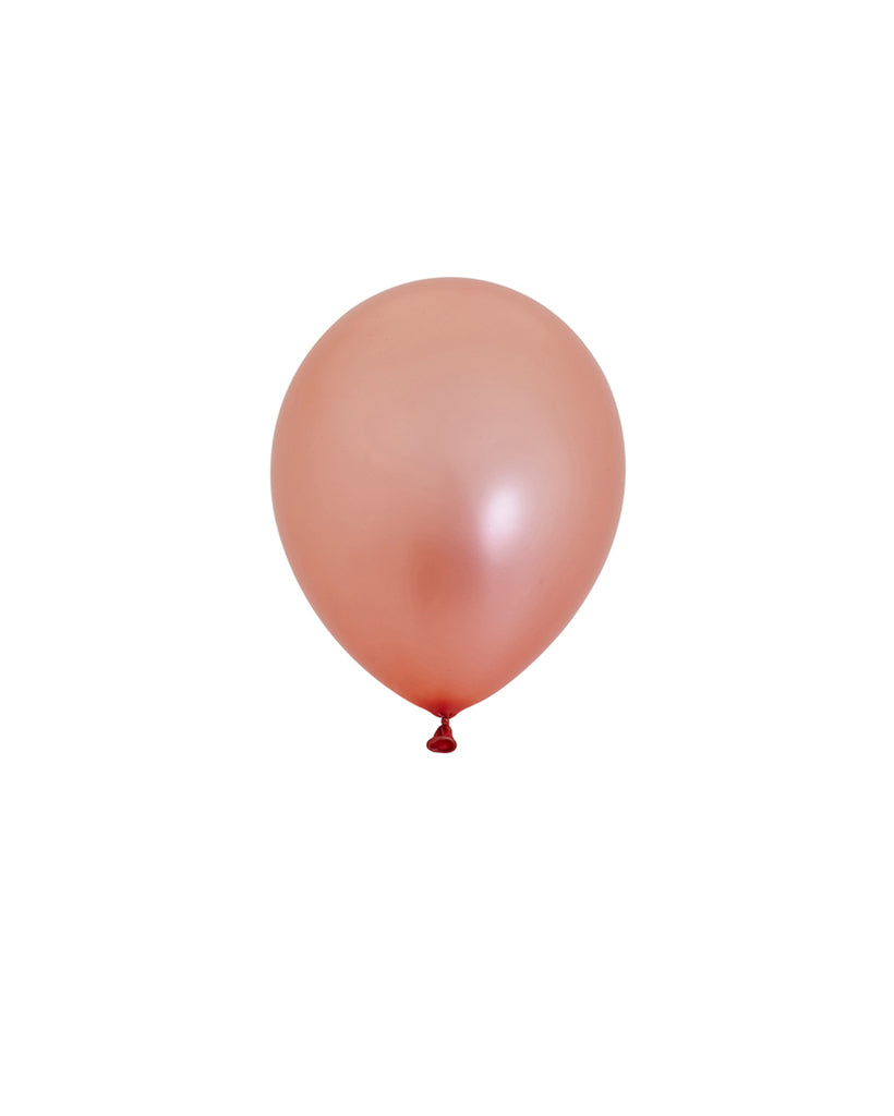 rose gold mini latex balloons 12cm pack of 5