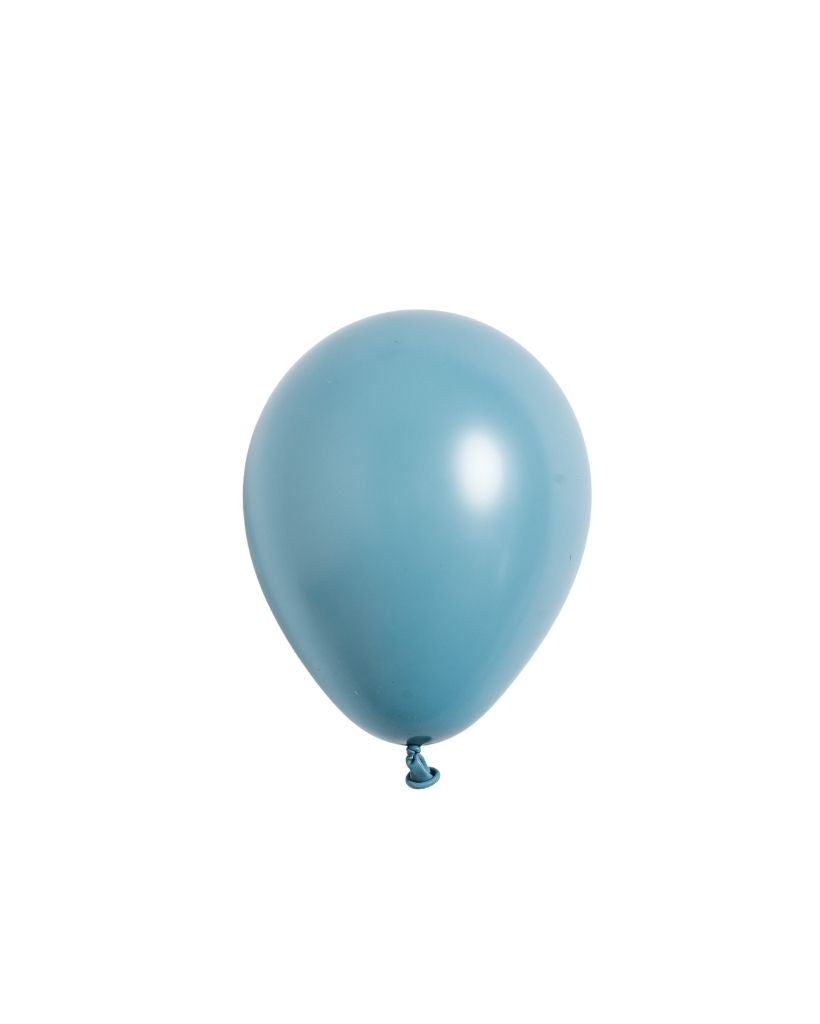 Slate blue mini latex balloons