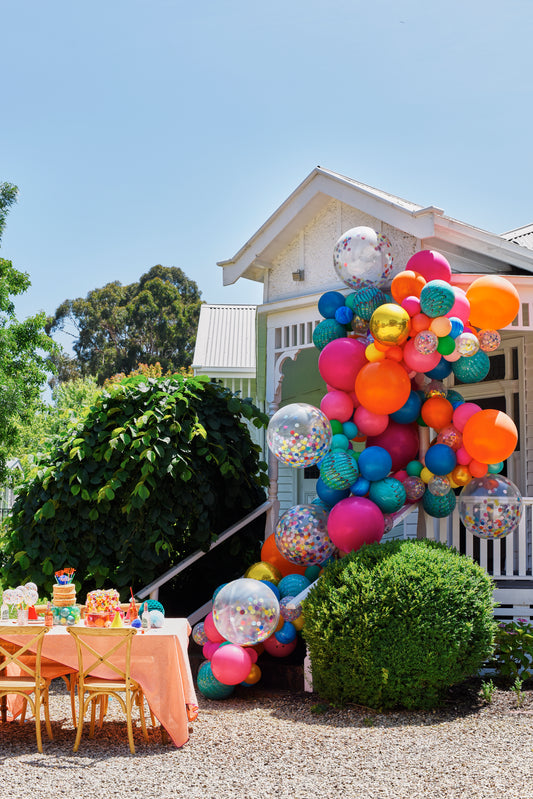 wild thing balloon garland by Poppies For Grace