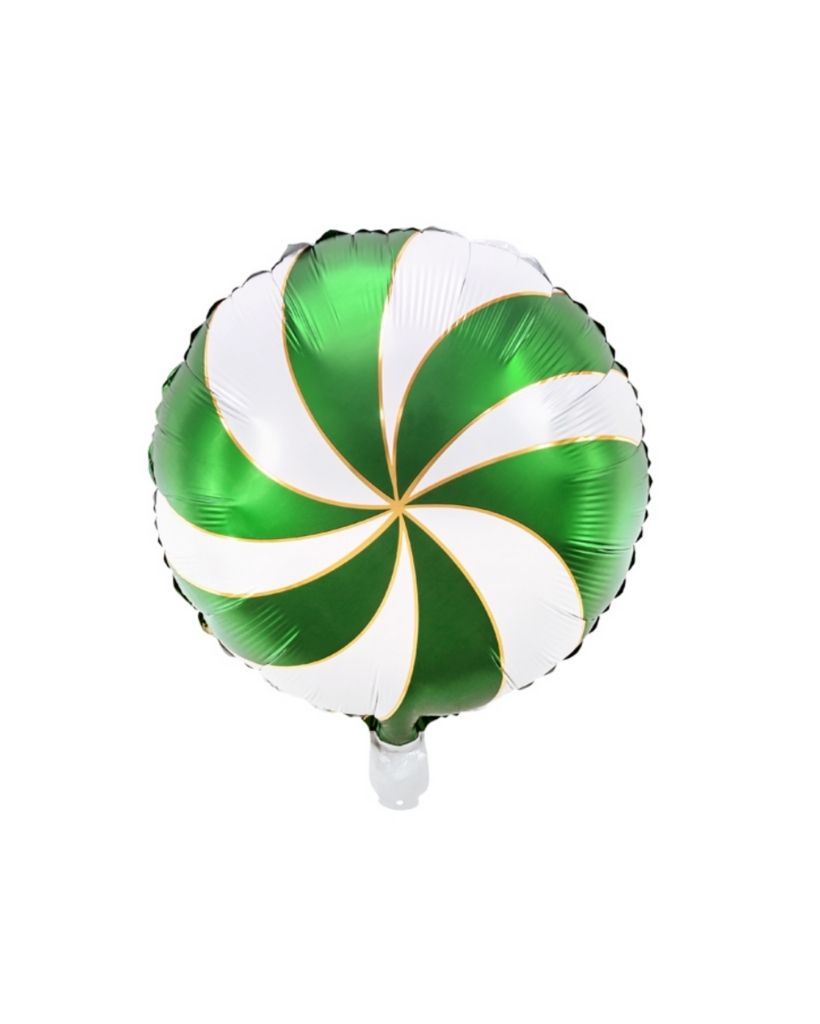 Green Candy Balloon Filled with Helium