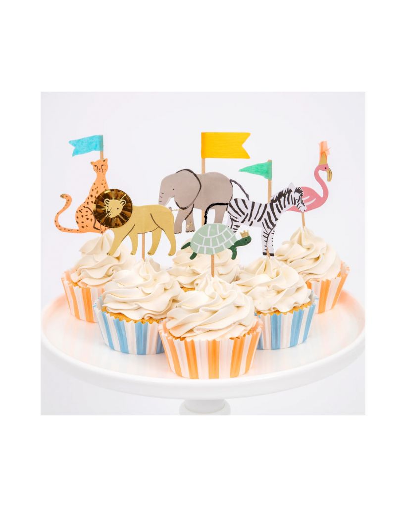 Safari Animals Cupcake Kit