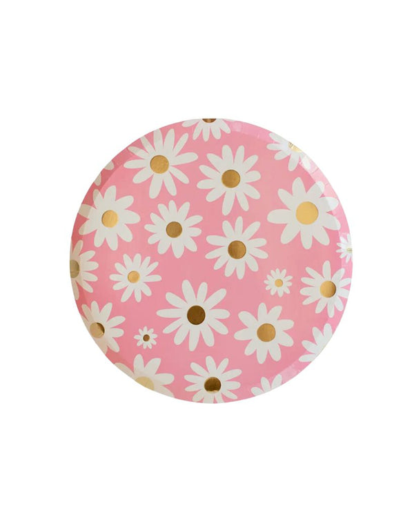 Peace and Love Daisy Plates