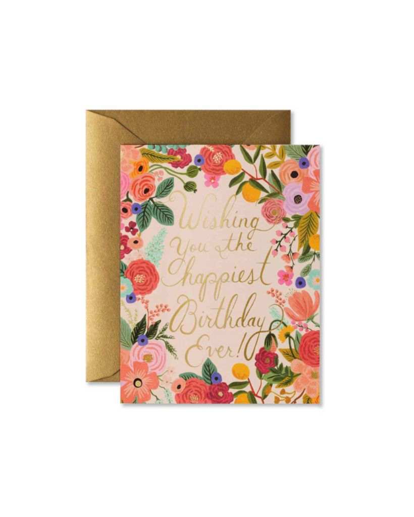 Garden Party Birthday Card