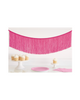 Pink Fabric Fringe Garland