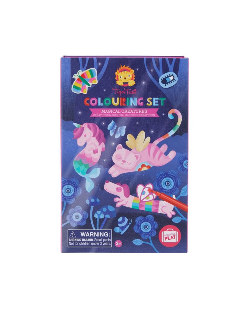 Magical Creatures Colouring Set