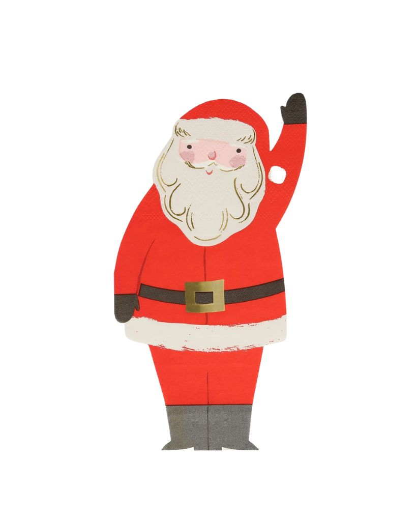 Jolly Christmas Santa Napkins