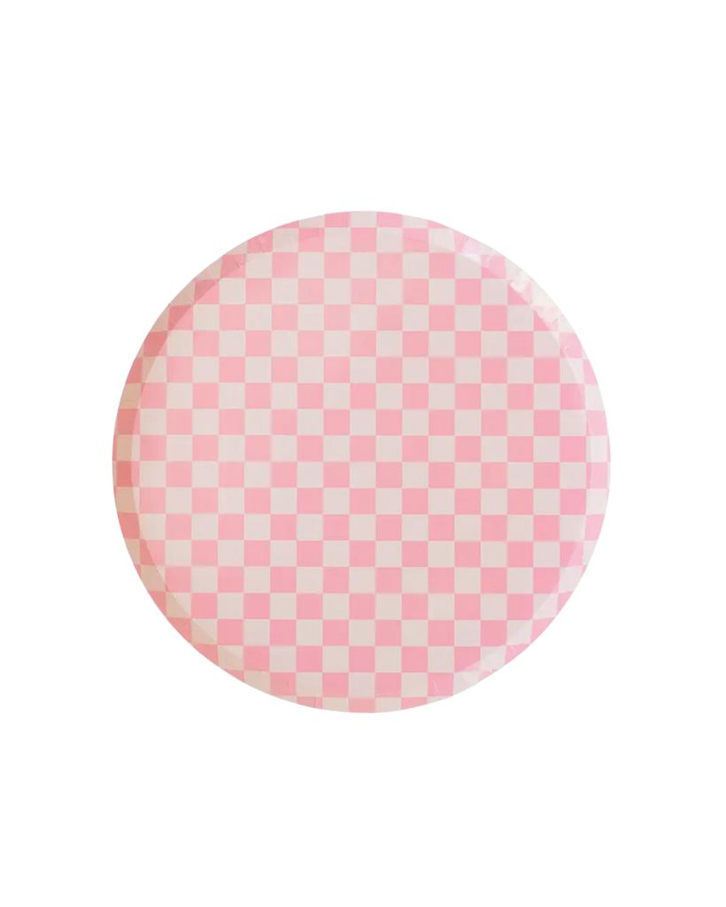 Pink Check Plates