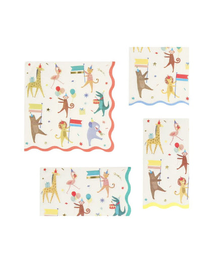 Animal Parade Large Napkins