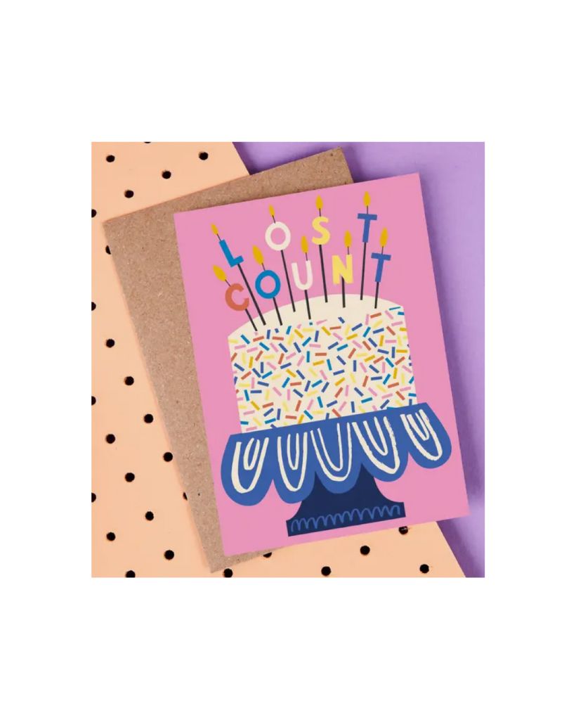 Lost Count Birthday Card