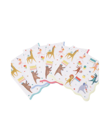 Animal Parade Large Napkins