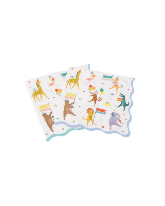 Animal Parade Large Napkins