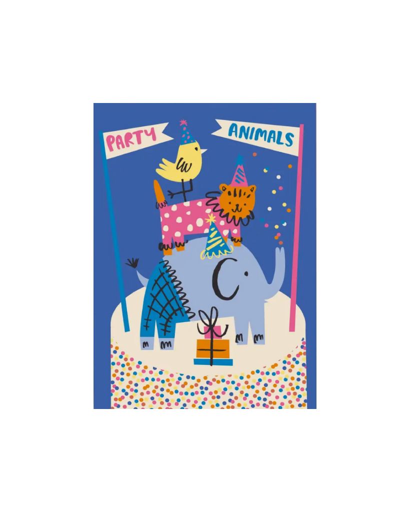 The Party Animals Birthday Card