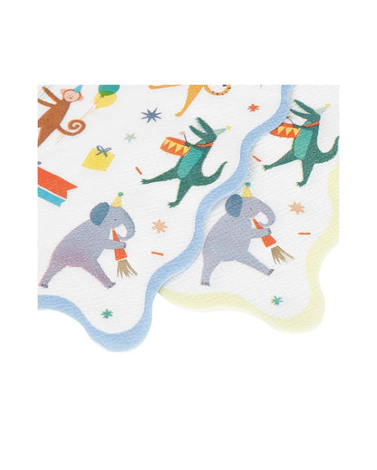 Animal Parade Large Napkins