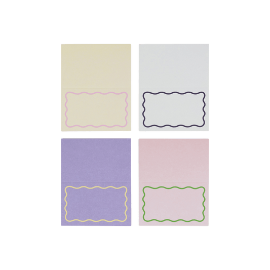 Pastel Wave Place Cards