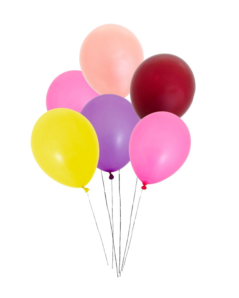 Ballon Rarity Small Custom Small Balloon Bunch Flat – Poppies for Grace