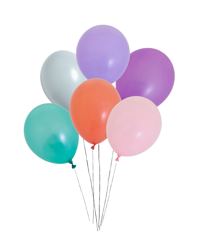 Ballon Rarity Small Custom Small Balloon Bunch Filled with Helium – Poppies for Grace