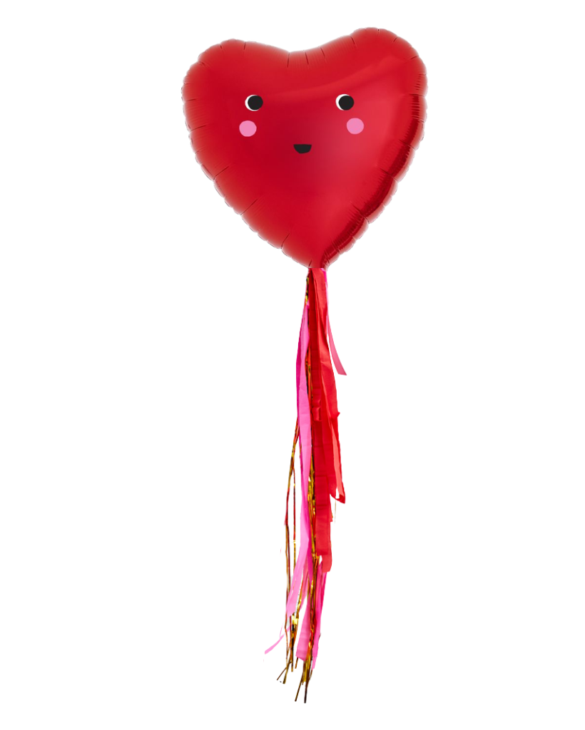 Jumbo Foil Heart Friend Filled with Helium