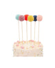 Pom Pom Cake Toppers