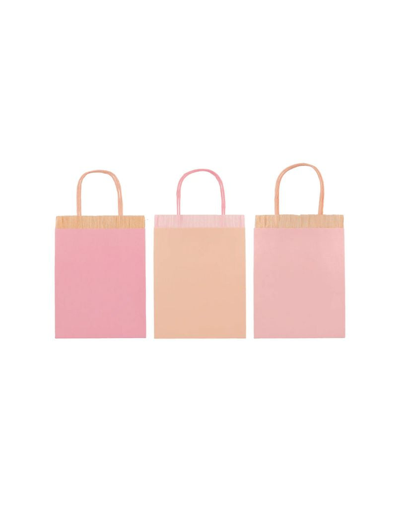 Pink Fringe Party Bags