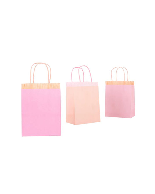 Pink Fringe Party Bags