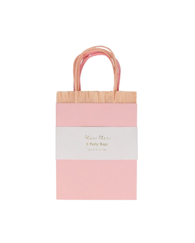 Pink Fringe Party Bags