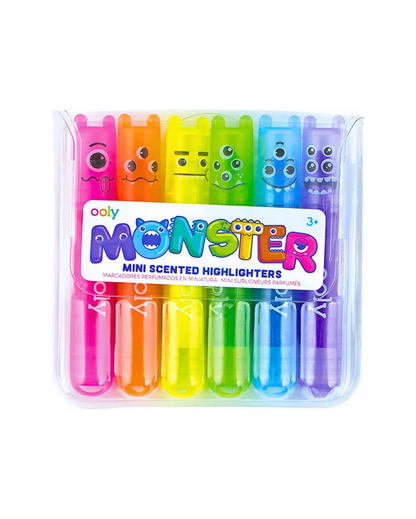Monster Mini Scented Neon Highlighters