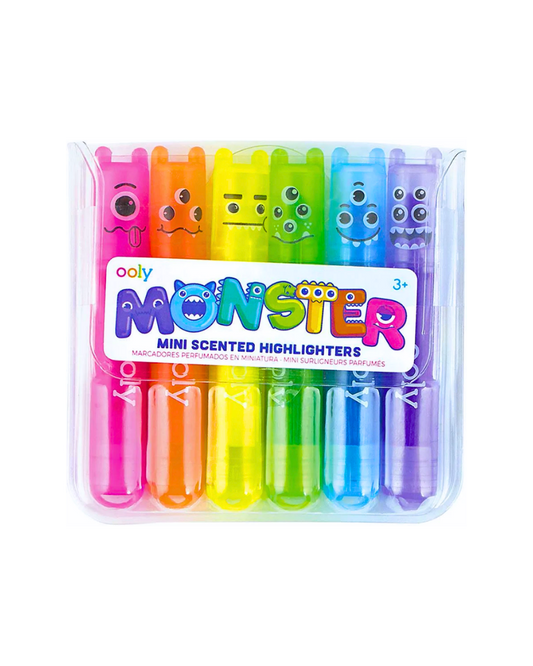 Monster Mini Scented Neon Highlighters
