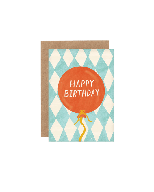 Birthday Balloon Mini Card