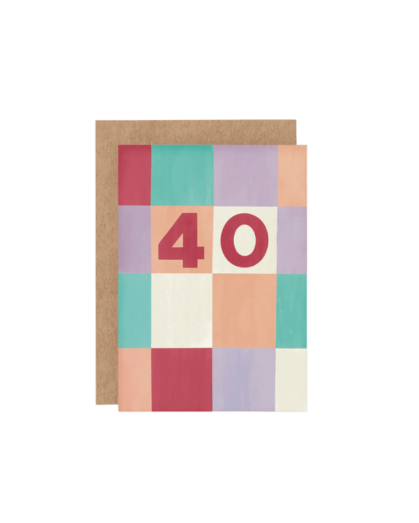 Age 40 Birthday Card