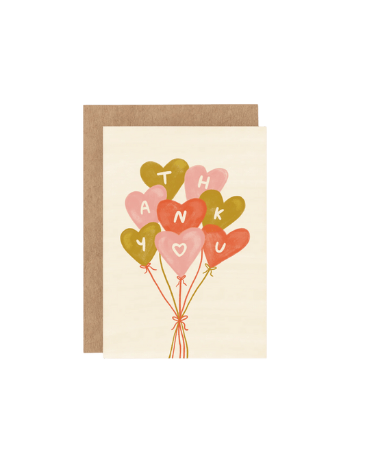 Thank You Balloons Card